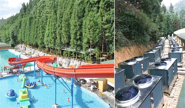 节本增效！空气能温泉热泵满足绿色度假村新需求