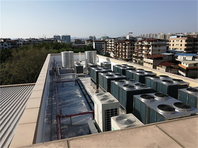 安全稳定又节能，碧涞空气能成工厂建设空气源热水工程首选