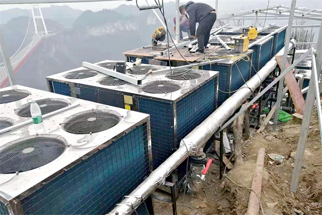 安全恒温！碧涞空气源泳池机成湖南景区泳池的心仪之选