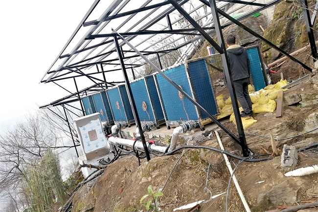 安全恒温！碧涞空气源泳池机成湖南景区泳池的心仪之选