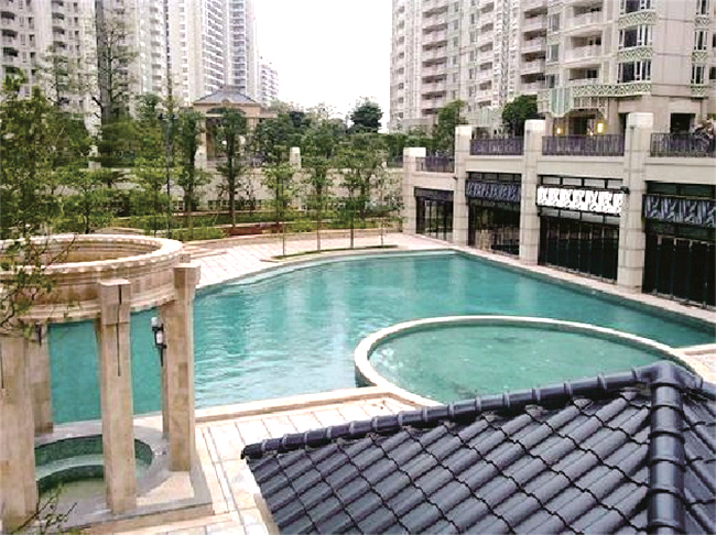 选择小区空气能泳池恒温热泵机组，舒适安全又节能