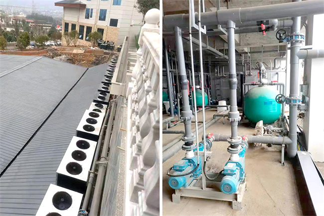 酒店恒温泳池工程选哪家空气能热泵更靠谱