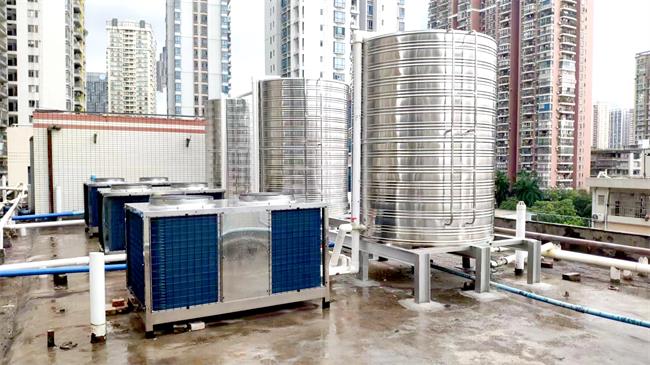 中学宿舍热水设备改造，选碧涞空气能舒适又节能