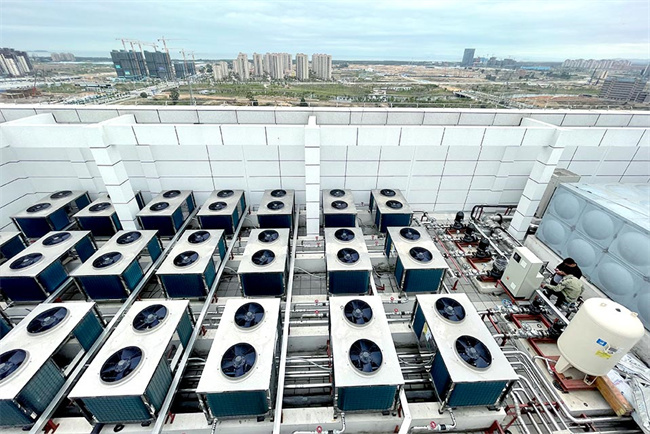 福建国家区域医疗中心热水项目采用碧涞空气能热泵热水机组案例