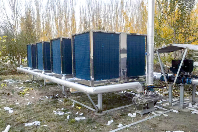 碧涞空气能热泵在新疆兵团第四师可克达拉市污水处理厂冬季供暖项目中的应用