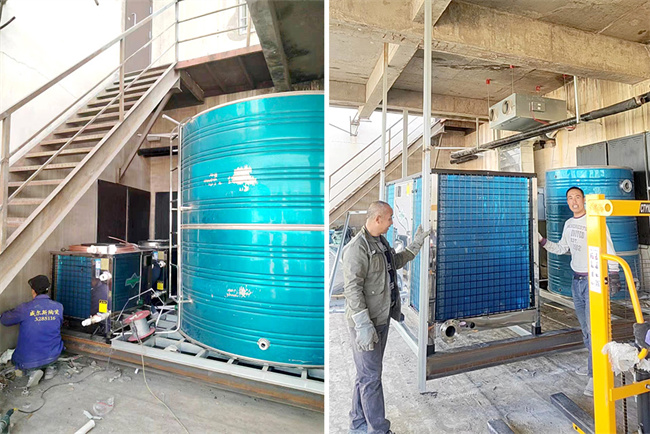 山西省太原市夜未央足疗养生会所采用碧涞节能设备，实现高效制冷、供暖与热水供应