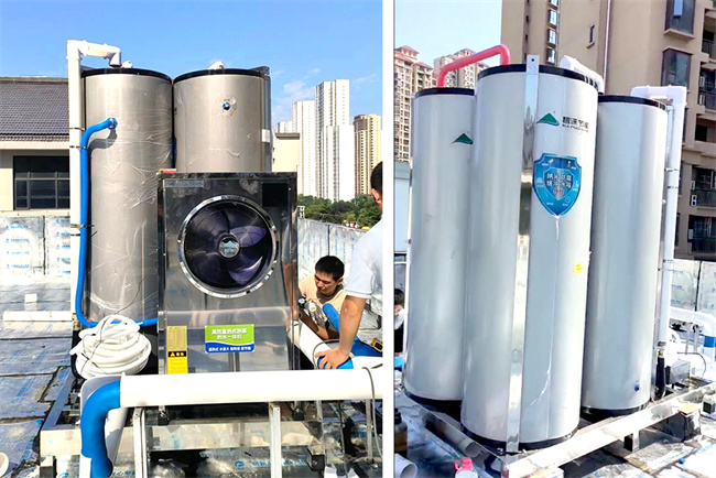 碧涞闭式承压直热热泵热水机助力湖北电竞酒店,提供舒适热水体验