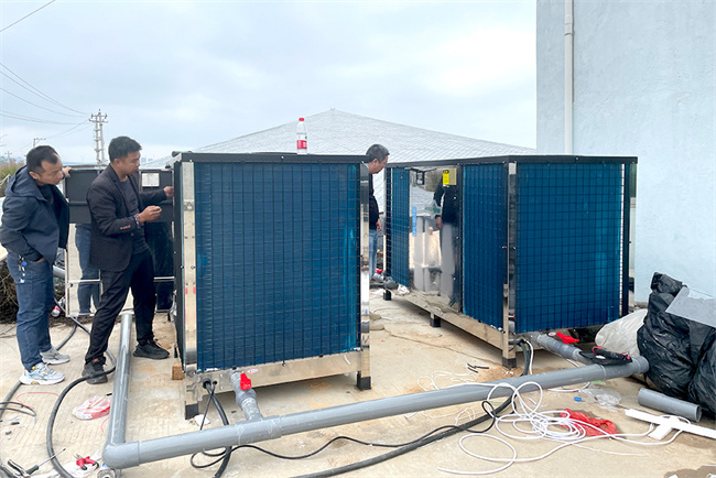 福建漳州漳浦斑节虾恒温养殖项目：碧涞变频恒温养殖热泵推动绿色、智能养殖新模式