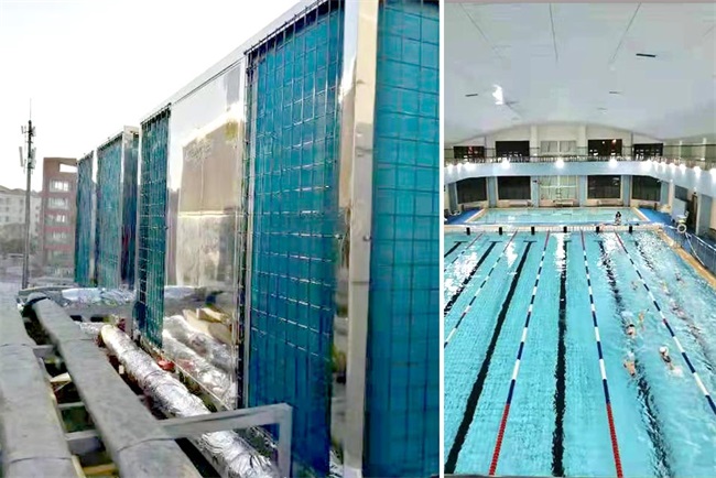 体育馆使用空气能热泵泳池机的好处介绍