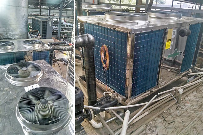 屠宰场用碧涞空气源高温热泵热水机组，竟比锅炉节省50%！
